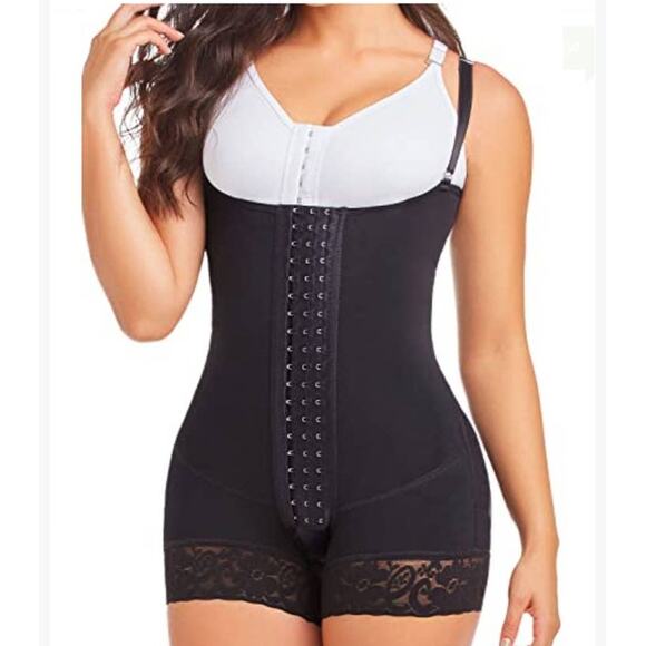 New Delie By Fajas Shapewear with 3 tiers of hooks Plus Size 2X - Picture 1 of 4